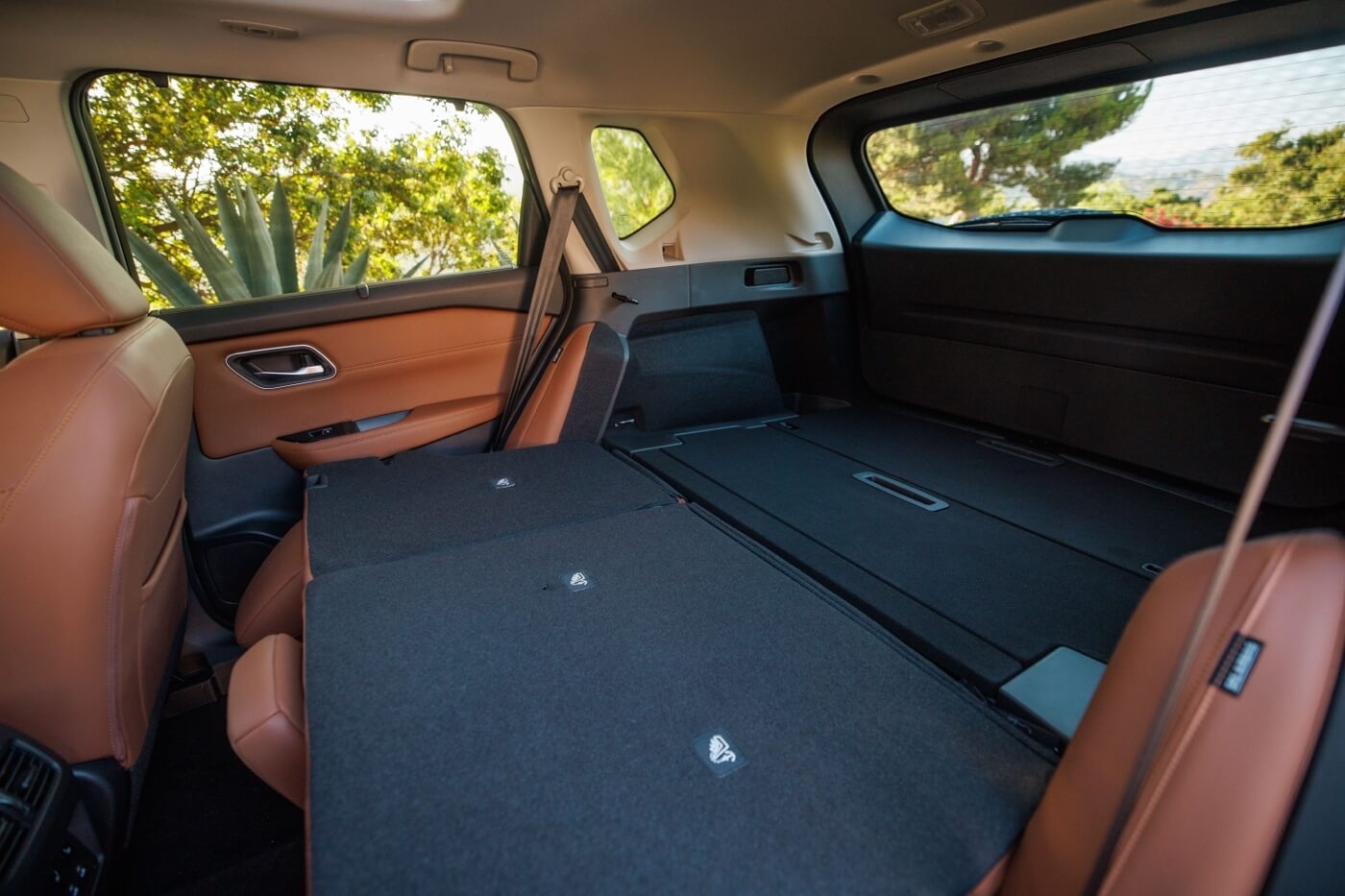 volume utilitaire du coffre du Nissan Rogue 2025.